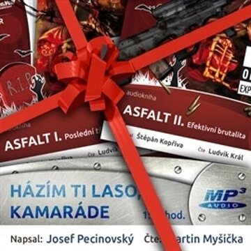 Obálka audioknihy Asfalt I + II + Házím ti laso, kamaráde