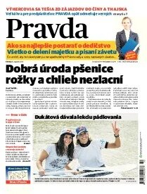 Obálka e-magazínu Pravda 6. 8. 2014