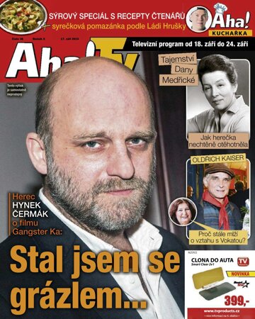 Obálka e-magazínu AHA! Tv - 17.9.2015