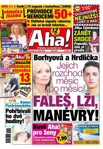 Obálka e-magazínu AHA! 22.10.2015