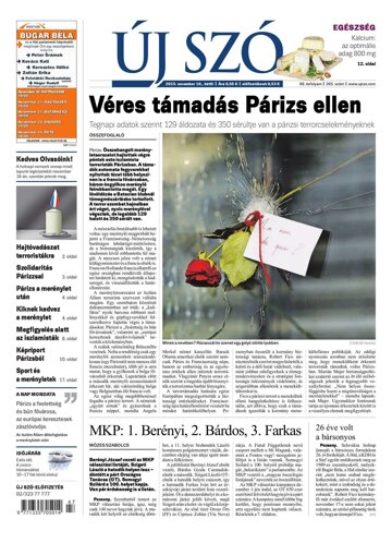 Obálka e-magazínu Új Szó 16.11.2015