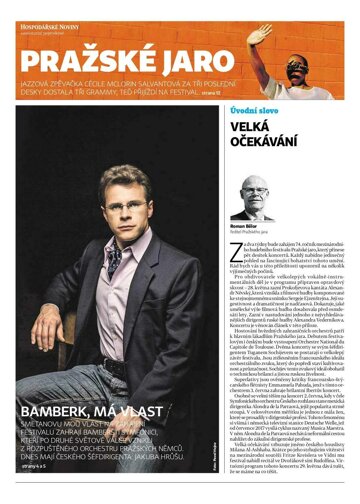 Obálka e-magazínu Hospodářské noviny - příloha 081 - 26.4.2019 příloha Pražské jaro