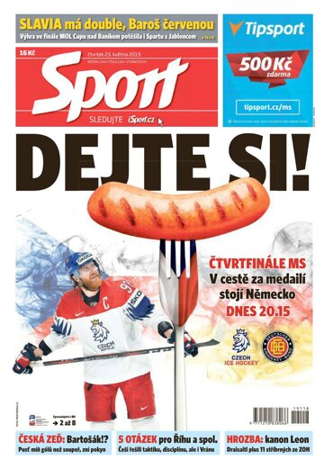 Obálka e-magazínu Sport 23.5.2019