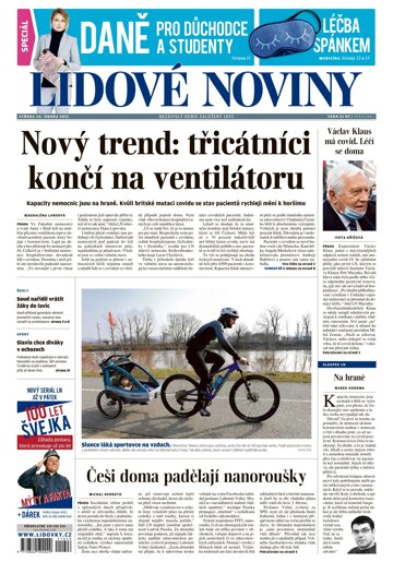 Obálka e-magazínu Lidové noviny 24.2.2021