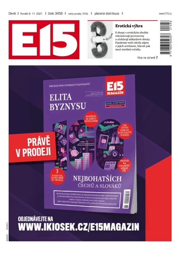 Obálka e-magazínu E15 8.11.2021