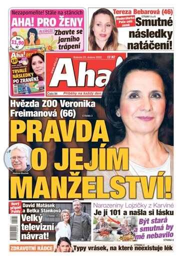 Obálka e-magazínu AHA! 23.4.2022