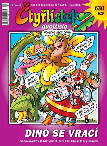 Obálka e-magazínu Čtyřlístek 9-10/2017