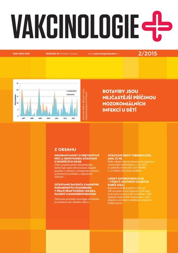 Obálka e-magazínu Vakcinologie 2/2015