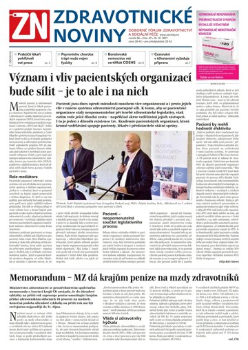 Obálka e-magazínu Ze Zdravotnictví 42/2017