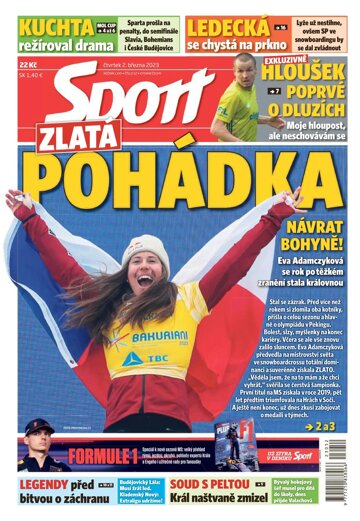 Obálka e-magazínu Sport 2.3.2023