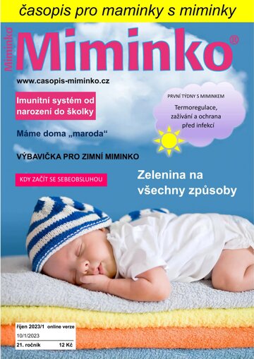 Obálka e-magazínu Miminko 10/1 2023