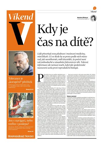 Obálka e-magazínu Hospodářské noviny - příloha Víkend 095 - 17.5.2024 Víkend