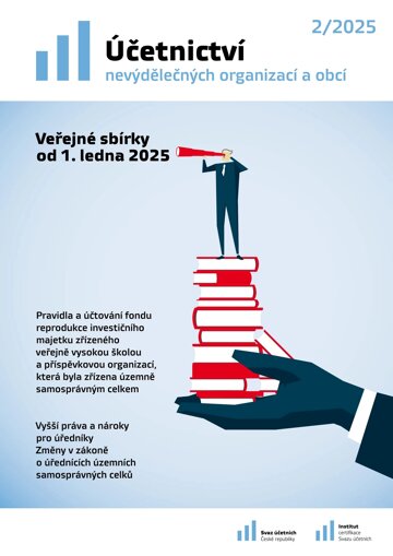Obálka e-magazínu Účetnictví nevýdělečných organizací a obcí 2/2025