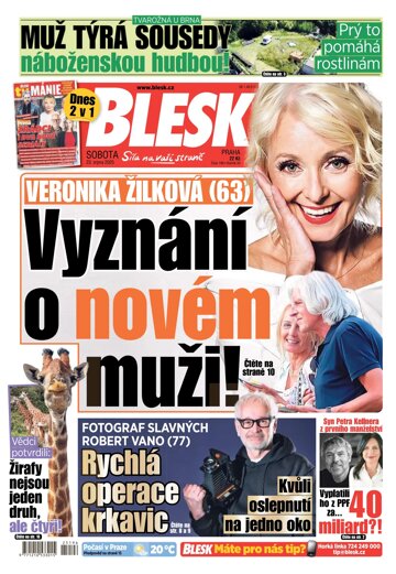 Obálka e-magazínu Blesk 23.8.2025