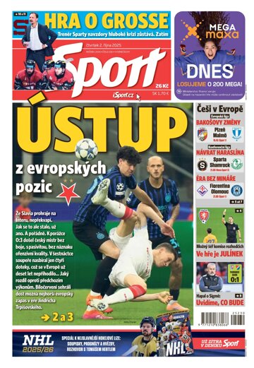 Obálka e-magazínu Sport 2.10.2025