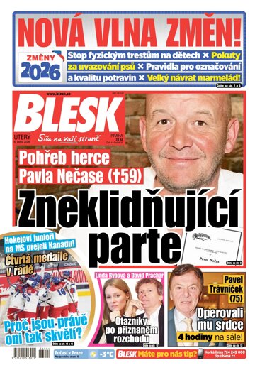 Obálka e-magazínu Blesk 6.1.2026