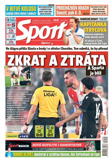 Obálka e-magazínu Sport 13.4.2026