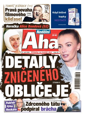 Obálka e-magazínu Nedělní AHA! 6.9.2026