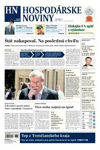 Obálka e-magazínu Hospodárske noviny 12.7.2013