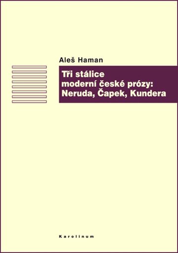 Obálka knihy Tři stálice moderní české prózy: Neruda, Čapek, Kundera
