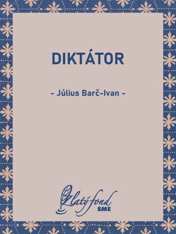 Obálka knihy Diktátor
