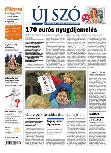 Obálka e-magazínu Új Szó 5.11.2015