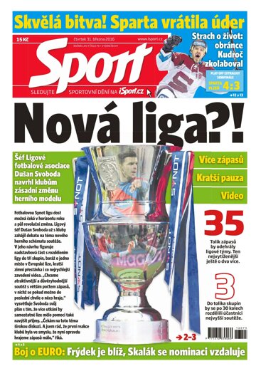 Obálka e-magazínu Sport 31.3.2016
