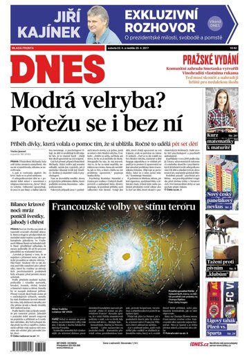 Obálka e-magazínu MF Dnes 22.4.2017