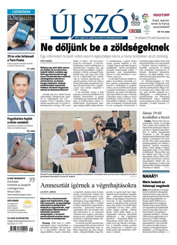 Obálka e-magazínu Új Szó 23.5.2017