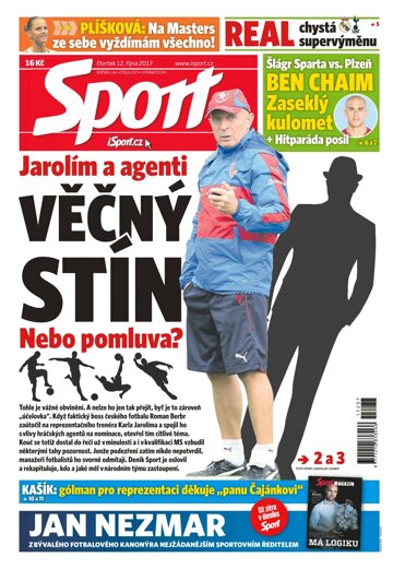 Obálka e-magazínu Sport 12.10.2017