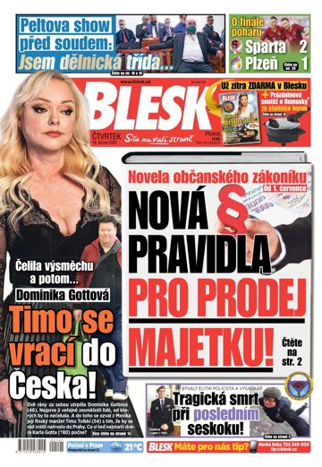 Obálka e-magazínu Blesk 18.6.2020