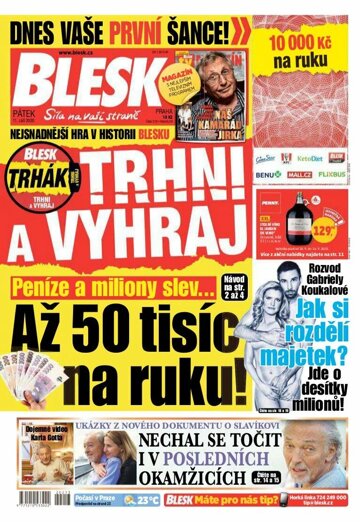 Obálka e-magazínu Blesk 11.9.2020