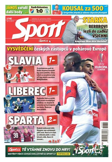 Obálka e-magazínu Sport 12.12.2020