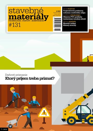 Obálka e-magazínu Stavebné materiály 6/2022