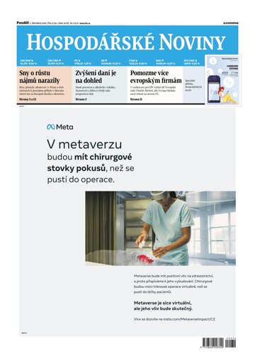 Obálka e-magazínu Hospodářské noviny 234 - 5.12.2022