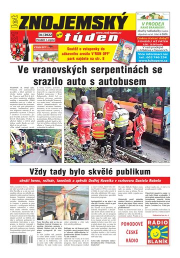Obálka e-magazínu Znojemský týden 31/2022