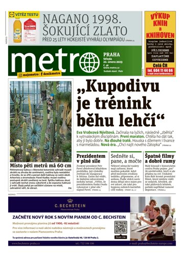 Obálka e-magazínu deník METRO 22.2.2023