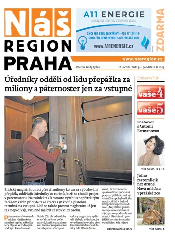 Obálka e-magazínu Náš Region - Praha 34/2023