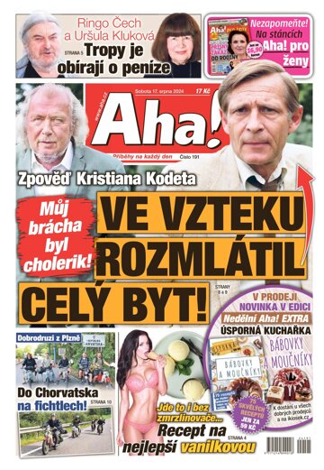Obálka e-magazínu AHA! 17.8.2024