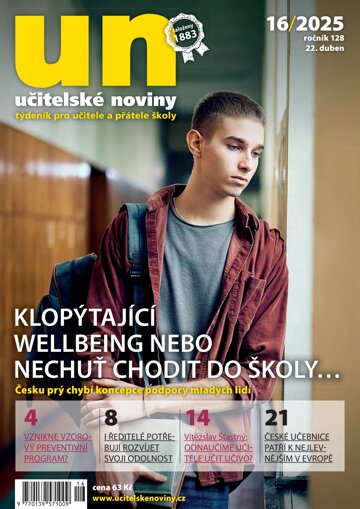 Obálka e-magazínu Učitelské noviny 16/2025