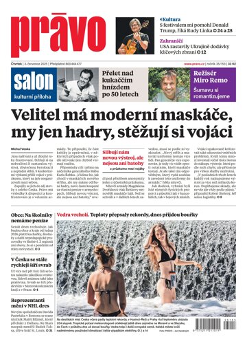 Obálka e-magazínu Deník Právo 3.7.2025