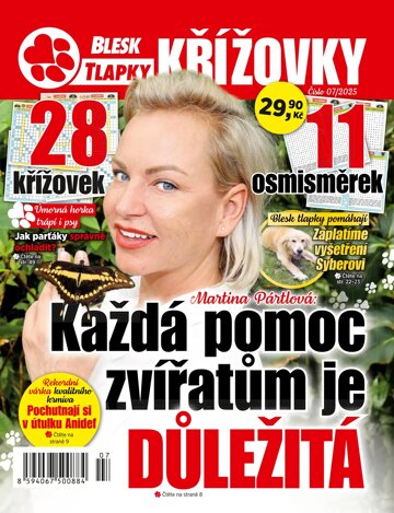 Obálka e-magazínu Blesk Tlapky Křížovky 7/2025
