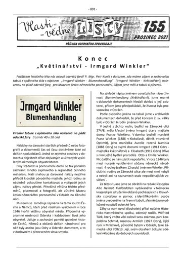 Obálka e-magazínu Konec květinářství - Irmgard Winkler