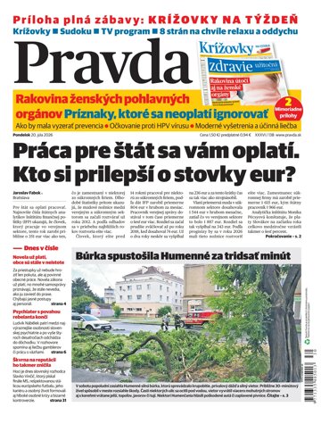 Obálka e-magazínu Pravda 20. 7. 2026