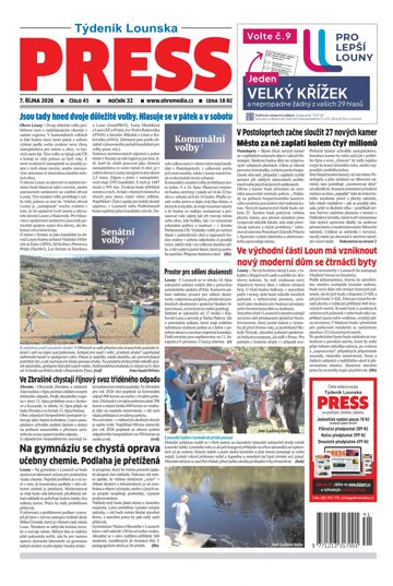 Obálka e-magazínu Lounský press 41/2026