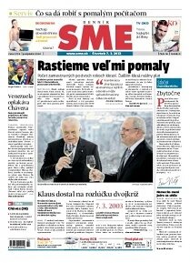 Obálka e-magazínu SME 7.3.2013