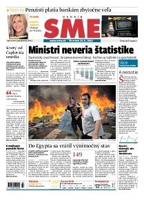 Obálka e-magazínu SME 15.8.2013