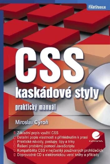Obálka knihy CSS - kaskádové styly