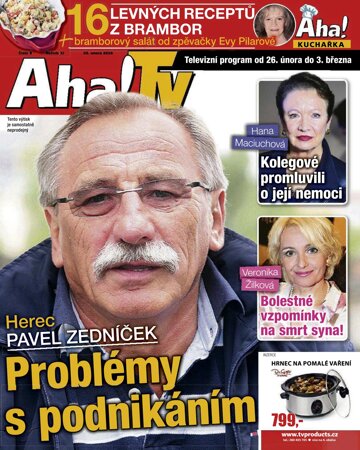 Obálka e-magazínu AHA! Tv - 25.2.2016