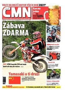 Obálka e-magazínu ČESKÉ MOTOCYKLOVÉ NOVINY 23/2012